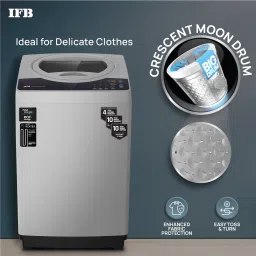 ifb 7 kg Fully Automatic Top Load with In-built Heater Black, Grey image 4
