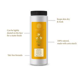 Forest Essentials Silken Dusting Powder with Mashobra Honey & Vanilla - 90 g image 2