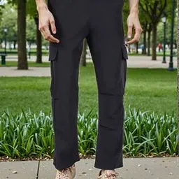 Shein Activewear Full Length Cargo Style Track Pants-image-11