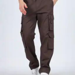 Shein Elasticated Drawstring Waist Cargo Pants-image-84
