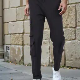 Shein Activewear Ankle Length Straight Trackpant with Pockets-image-86