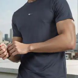 Shein Activewear Medium Length Short Sleeve Crew Tshirt-image-55