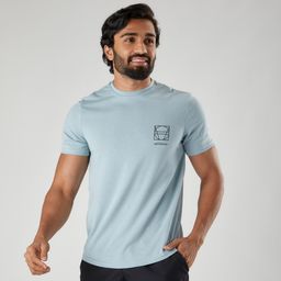 Men Tennis T-Shirt - Basic Light Blue Grey-image-8