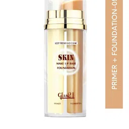 GLAM21 Keep Fresh & Clear Skin Make Up Base + Foundation 60 ml - Honey 05-2