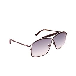 NUMI Unisex Grey Lens & Brown Full Rim Butterfly Sunglasses-image-60