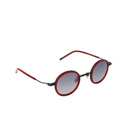 NUMI Unisex Grey Lens & Red Full Rim Oval Sunglasses ORBITER-image-27