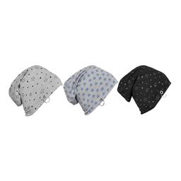 VIMAL JONNEY Unisex Pack Of 3 Printed Beanie-34