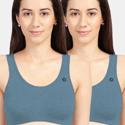 Sonari Grey Non Padded Non Wired Full Coverage Cami Bra-35