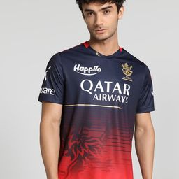Puma Royal Challengers Bangalore Typography Regular Fit Printed Round Neck T-Shirt-image-42