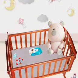 MeeMee Kids Grey Cotton Mattress Protector-image-35