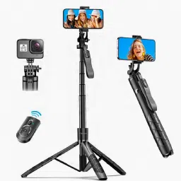 ATSolutions Ultimate Selfie Stick Tripod with Bluetooth Remote (5.08ft) Bluetooth Selfie Stick-28