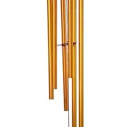 Feng Shui Long Metal Wind Chime with 6 Golden Pipes for Positive Energy Aluminium Windchime-image-42