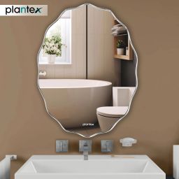 Oval Shape Mirror for Wash Basin/Mirror for Wall/Bedroom/Living Room - (18x24in) Bathroom Mirror-image-12