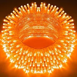 40 LEDs 11 m Orange Steady Bulb Rice Lights-picture-13