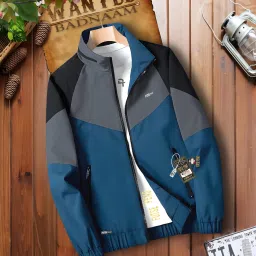 Men Colorblock Casual Jacket-picture-7