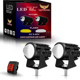 U1 Universal Car Suv Bike LED Light Motorcycle Fog Lamps Mini Driving Lights Fog Lamp Motorbike, Car LED (12 V, 20 W)-34