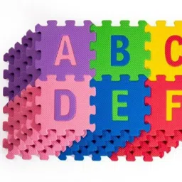 Alphabets & Numbers Interlock Puzzle Mat for Kids Learn and Play (36 Pieces)-16
