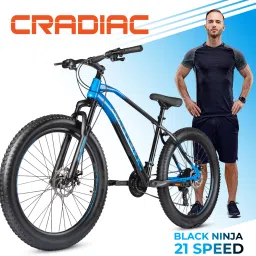 BLACK NINJA 21 | FAT BIKE | DUAL DISC 26 T (inch) Fat Tyre Cycle-image-72