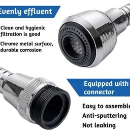 cosware Turbo 360 Faucet Sprayer Water Extender Multiple use in Kitchen Tap Extension Faucet Function Diverter image 5