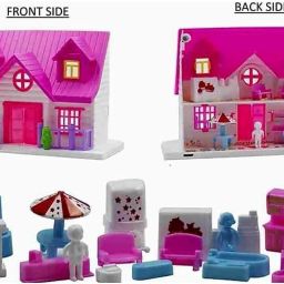 Girls Dream House Small Loving Family Funny House Play Set-image-16