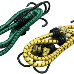speed High Strength Elastic Bungee / Shock Cord Cables, Luggage Tying Rope With Hooks, Set Of 2--- Multipurpose image 5