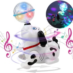Dancing Dog Toy Music and 3D Flashing LED Light Ball Animal Puppy musical toy-image-5