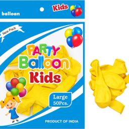 Solid 50‑Pack Metallic Look Yellow Balloons – Shiny 10″ Latex Party Decor Balloon-image-55