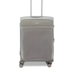 Calvin Klein Textured Soft-Sided Medium Check-In Trolley Bag-25