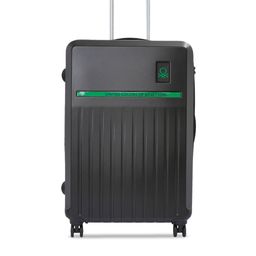 United Colors of Benetton Cobalt Textured Hard Sided Large Trolley Bag-76Cm-21