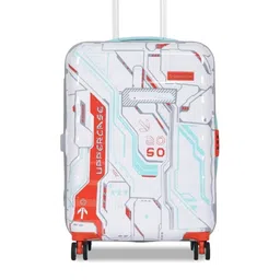 uppercase Cyber Punk Printed Medium Trolley Suitcase-15
