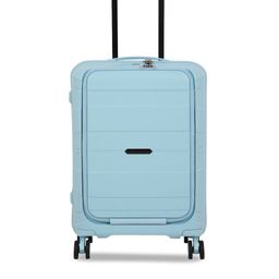 IT luggage Blue Solid Hard-Sided Cabin Trolley Suitcase-35