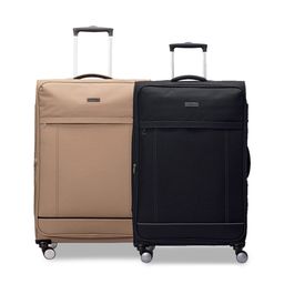 CARRIALL Black & Beige Large Combo Set of 2 Luggage-42