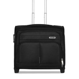 NOVEX  Black Solid Laptop Trolley Bag-49