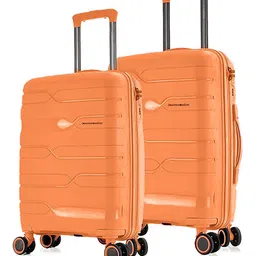 Nasher Miles Paris Set Of 2 Textured Hard Sided Trolley Bag-34