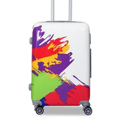 Polo Class White & Red Printed Hard-Sided Large Trolley Suitcase-picture-18