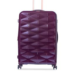 IT luggage Purple Textured Trolley Bag-10