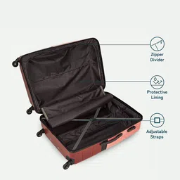 ZOUK Raahi Set Of 2 Printed Hard-Case Trolley Bag image 5
