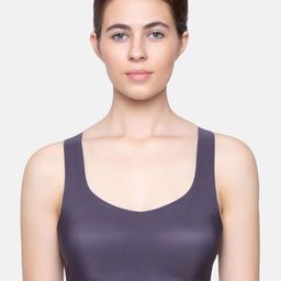 Sloggi Grey Removable Padded Seamless Non-Wired T-shirt Bra-picture-15