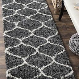 AaHo Decor White & Black Geometric Printed Woolen Carpets-18