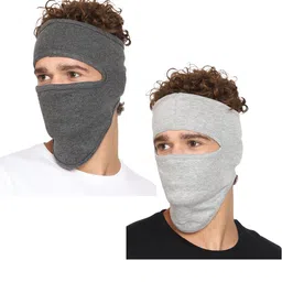 Gajraj Pack Of 2 Cotton Anti Pollution Reusable Adjustable Full Face Masks-47