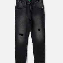 United Colors of Benetton Boys Ripped Straight Fit Jeans-image-42