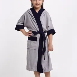 Creeva Kid Girls Hooded Bathrobe-image-31
