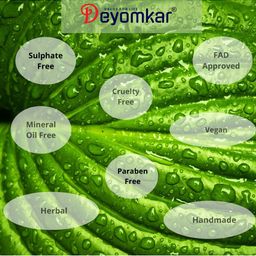 Deyomkar 3 Pcs Herbal Amla Brinjraj Shampoo with Rose & Lemon Honey Soap image 5