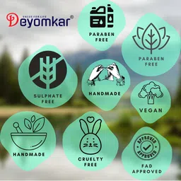Deyomkar Herbal Alovera Shampoo with Rose Soap And Lemon Honey Soap Combo image 2