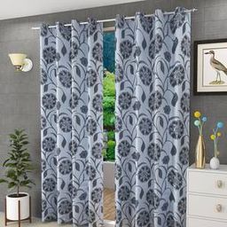 presto Grey Polyester Window Curtain-picture-26