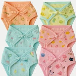 New Born Washable Reusable Hosiery Cotton Cloth Diapers nappy langot pack 6-18