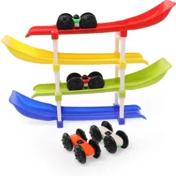 Racer Ramp Car Toy with 4 Cars, 4 Ramps and Race Track for Toddlers-39