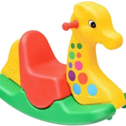 Plastic Giraffe Rocker for Toddlers Fun Ride-On Toy for Boys & Girls Ages 1-3-18