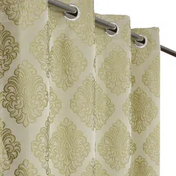 152 cm (5 ft) Polyester Blackout Window Curtain Single Curtain-image-38