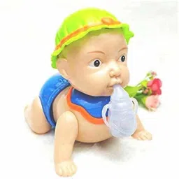Crawling Baby Toy with Music, Lights & Bottle – Cute Helmet Doll for Kids161-image-93